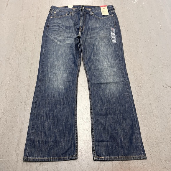 Levi's 527 Men's Slim Bootcut Jeans Size 38x30 Blue Denim Classic Five Pocket - Picture 1 of 8